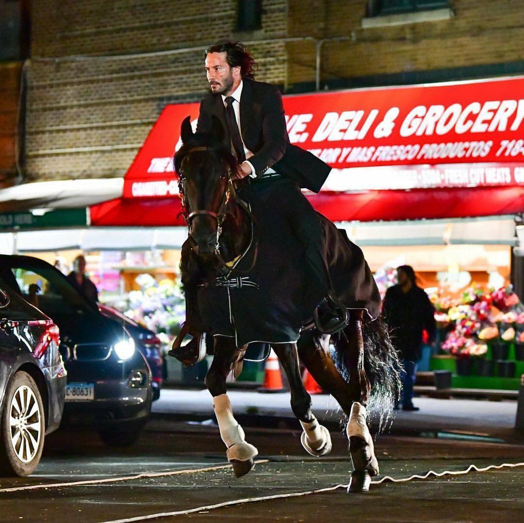 Keanu Reeves Does His Own Crazy Stunts as Stunt Double Watches